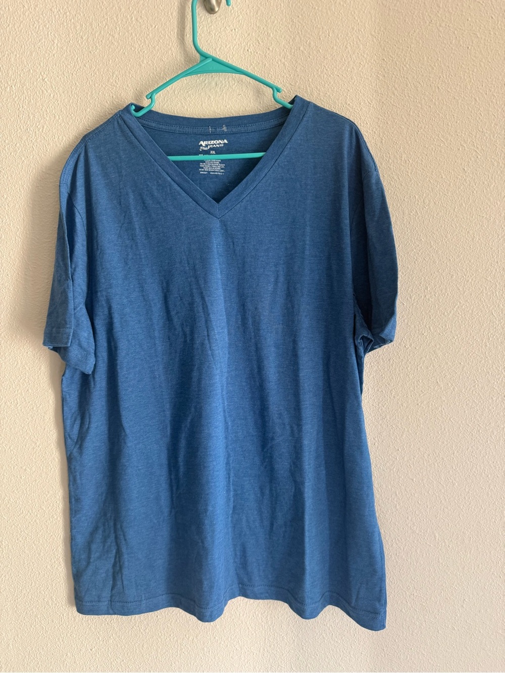 Arizona Jean Company Men’s V-Neck Tee - Denim Blue